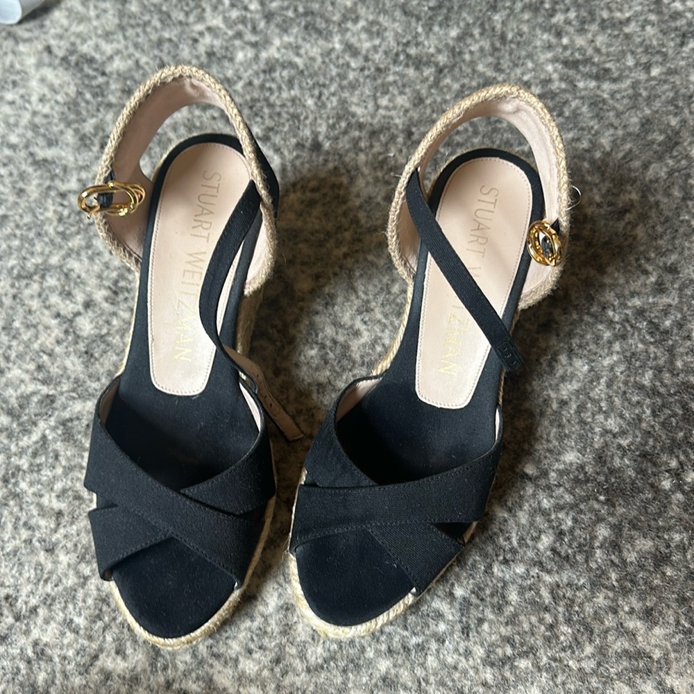 Stuart Weitzman Espadrille Wedges